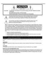 Mitsubishi WD65000 TV Operating Manual